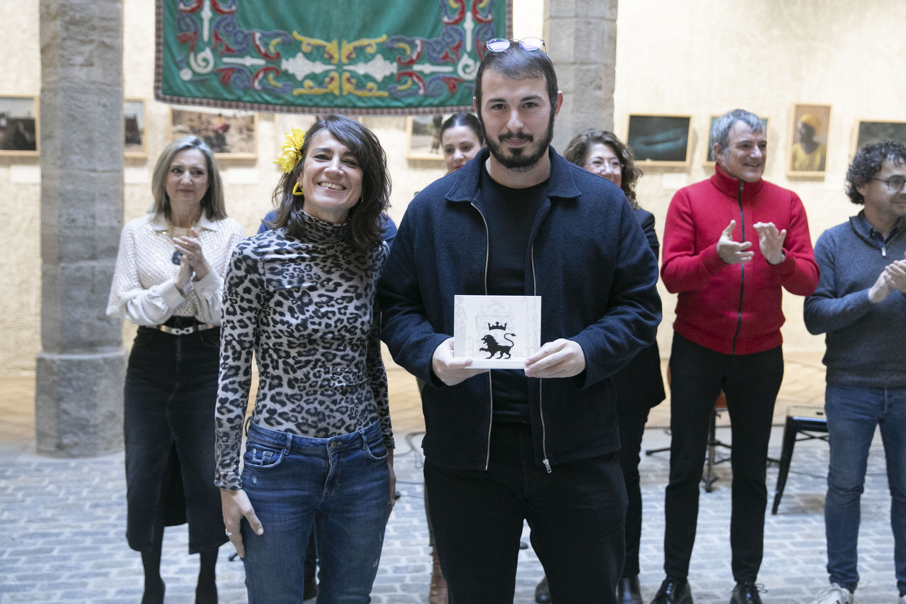 Pamplona homenajeó a 40 deportistas locales que han destacado especialmente por sus triunfos y méritos acreditados durante 2024